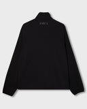 The Shield Track Top 1/4 Zip - Black