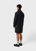 The Shield Track Top 1/4 Zip - Black