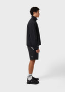 The Shield Track Top 1/4 Zip - Black