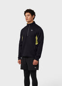 The All Round 1/4 Zip - Black