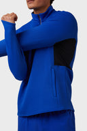 The All Round 1/4 Zip - Cobalt